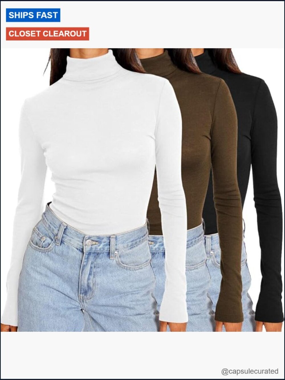 Womens 3 Piece Mock Neck Tops Thermal Long Sleeve Slim Fit Underwear Shirts